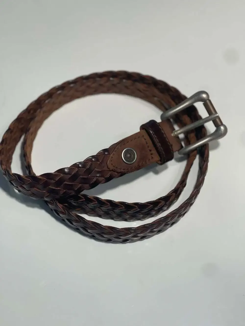 Levi's Genuine Leather Braided Belt Size 36/90